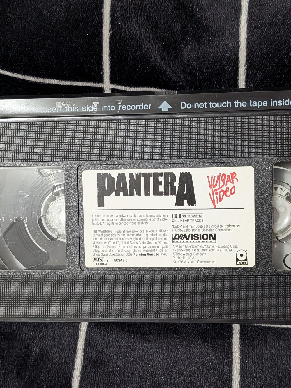 Vulgar Video- Pantera VHS Tape - Picture 3 of 3